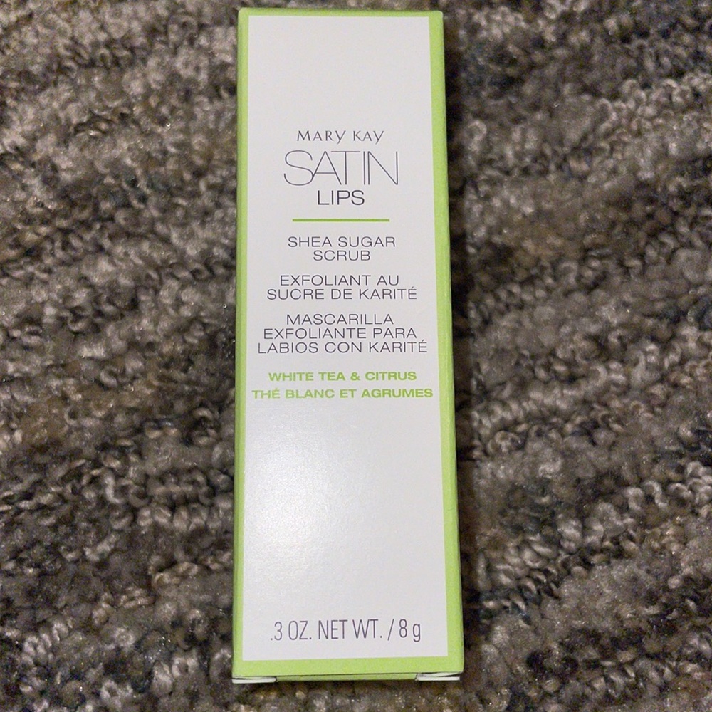 NIB!! Mary Kay Satin Lips Shea Sugar Scrub. (Also have Shea Butter Balm listed)